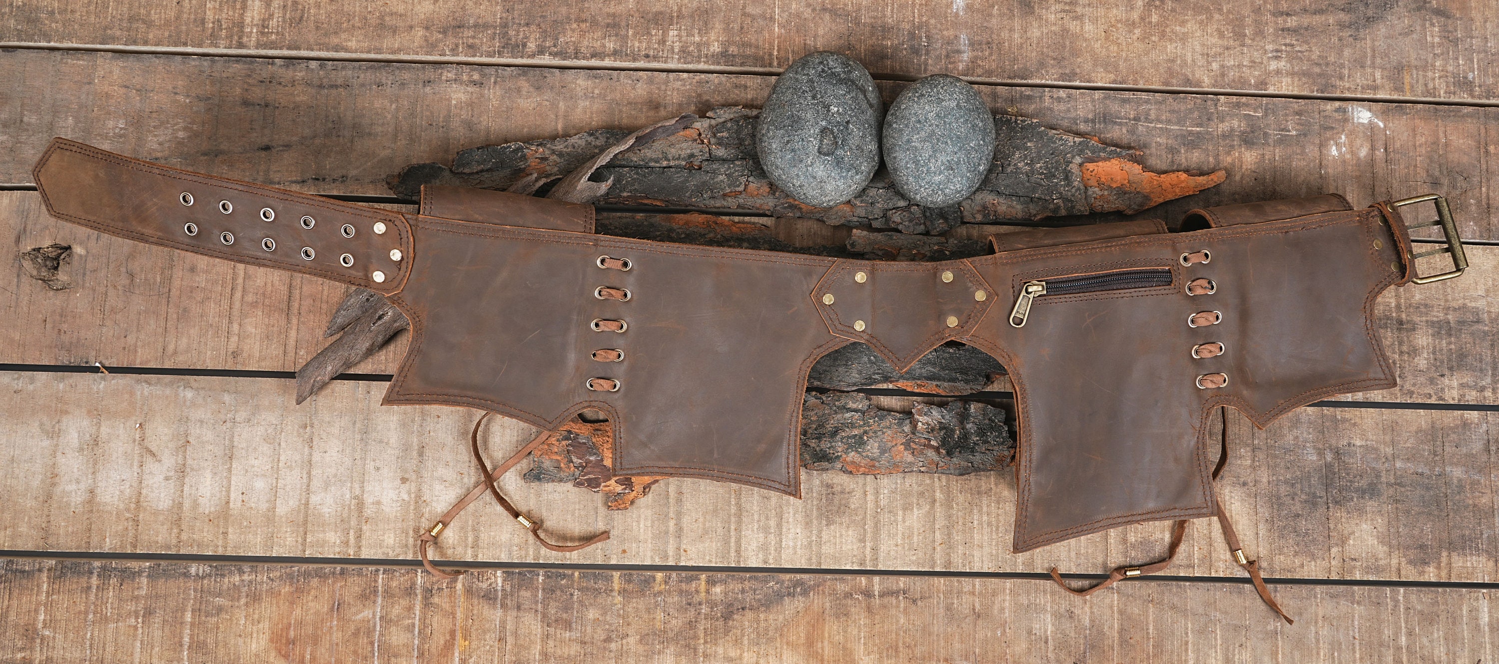 Handmade Leather Waist Bag: Your Festival Essential & Travel Companion