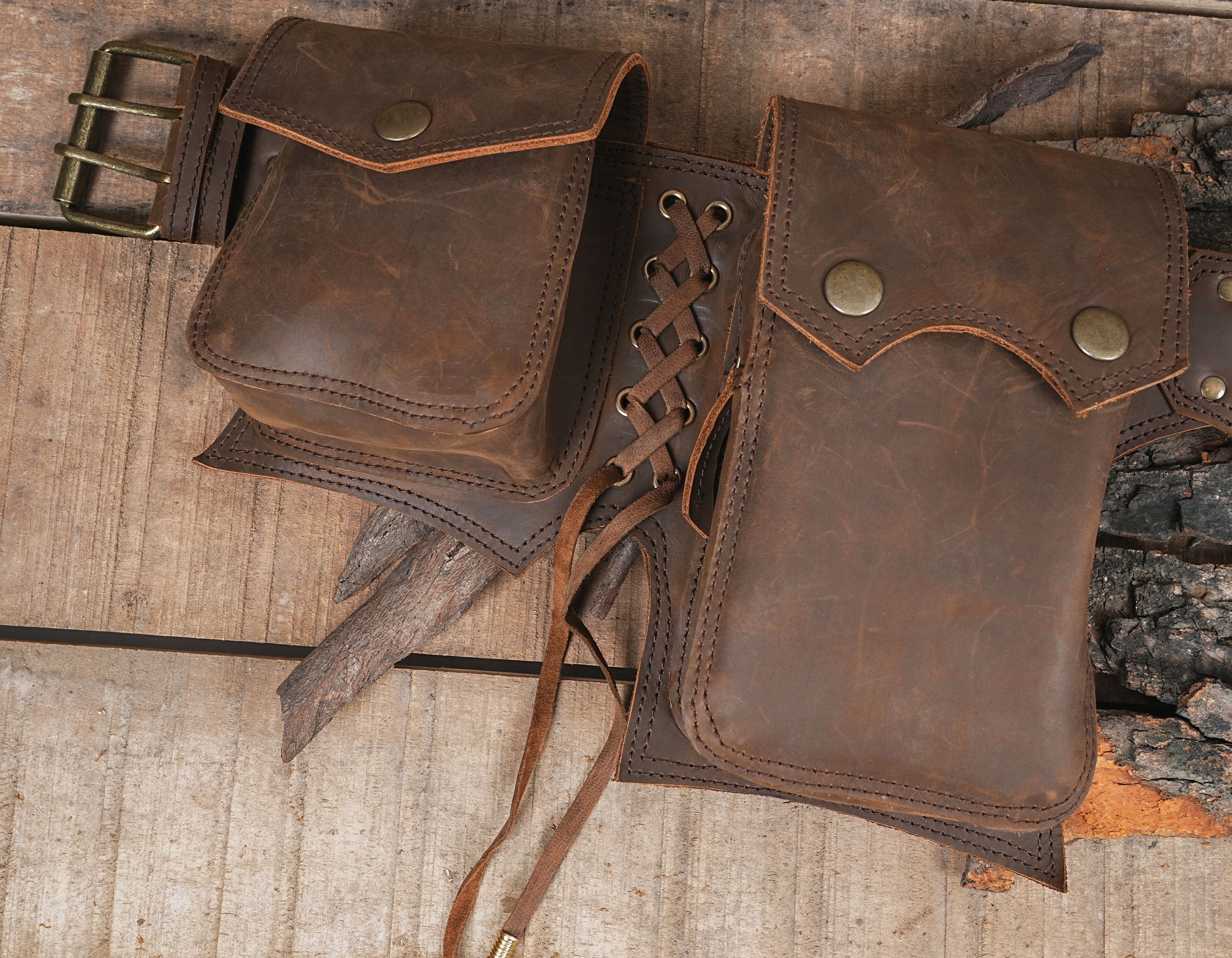Handmade Leather Waist Bag: Your Festival Essential & Travel Companion