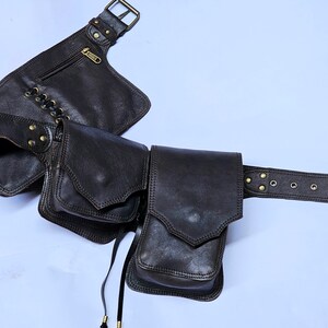 Gems Stone ,genuine Leather Hip Bag, Leather Bum Bag, Leather Belt Bag ...