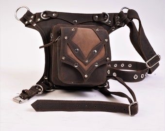 brown leather holster unisex