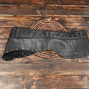 Handmade Leather Mini Skirt and Belt, Festival Fanny Pack, Leather Skirt Belt, Gift for her, Stylish Wear, Trendy Fashion,