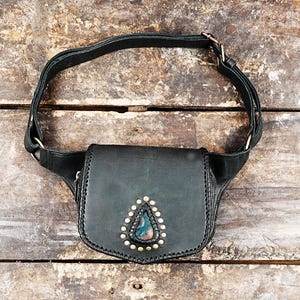 Festival Fanny Pack || Handmade Leather Waist Bag || Leather Hip Bag || Gift for her & Bag for unisex || Bohemian style leather belt ||