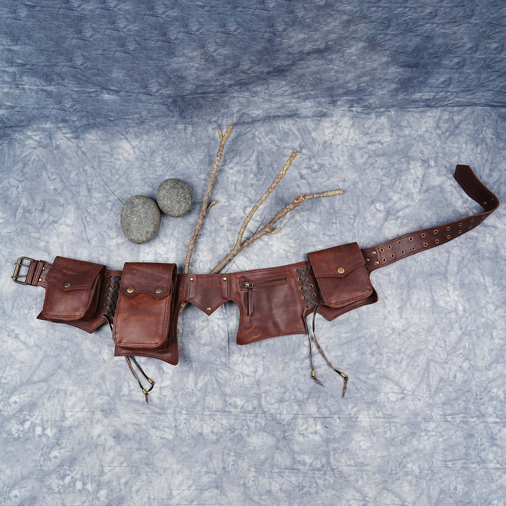 Handmade Leather Waist Bag: Your Festival Essential & Travel Companion