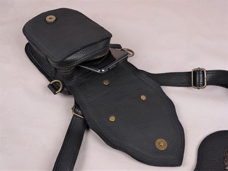 NEPTUNE LABRADORITE LEATHER HOLSTER BROWN