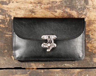 Handmade Leather Tobacco Pouch | Silver Fitting, Cigarette Case