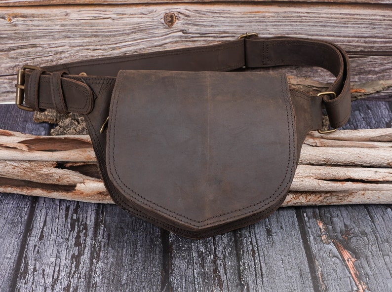 Handmade Bag Leather Hip Bag Festival Hip Bag for Women Hip Bag from Men Hip Pouch Belt Bag Waist Bag Utility Belt zdjęcie 7