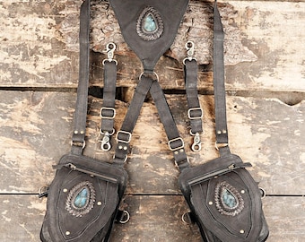 Leather Holster, Handcrafted Holster, Premium Leather Holster, Stylish Holster, Cycling Holster, Perfect Gift Idea, Leather Lovers Gift,