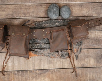 Handmade Leather Waist Bag: Your Festival Essential & Travel Companion