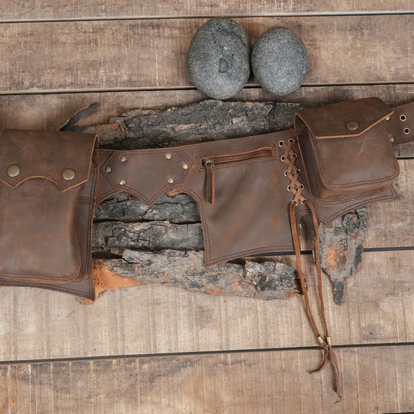 Handmade Leather Waist Bag: Your Festival Essential & Travel Companion