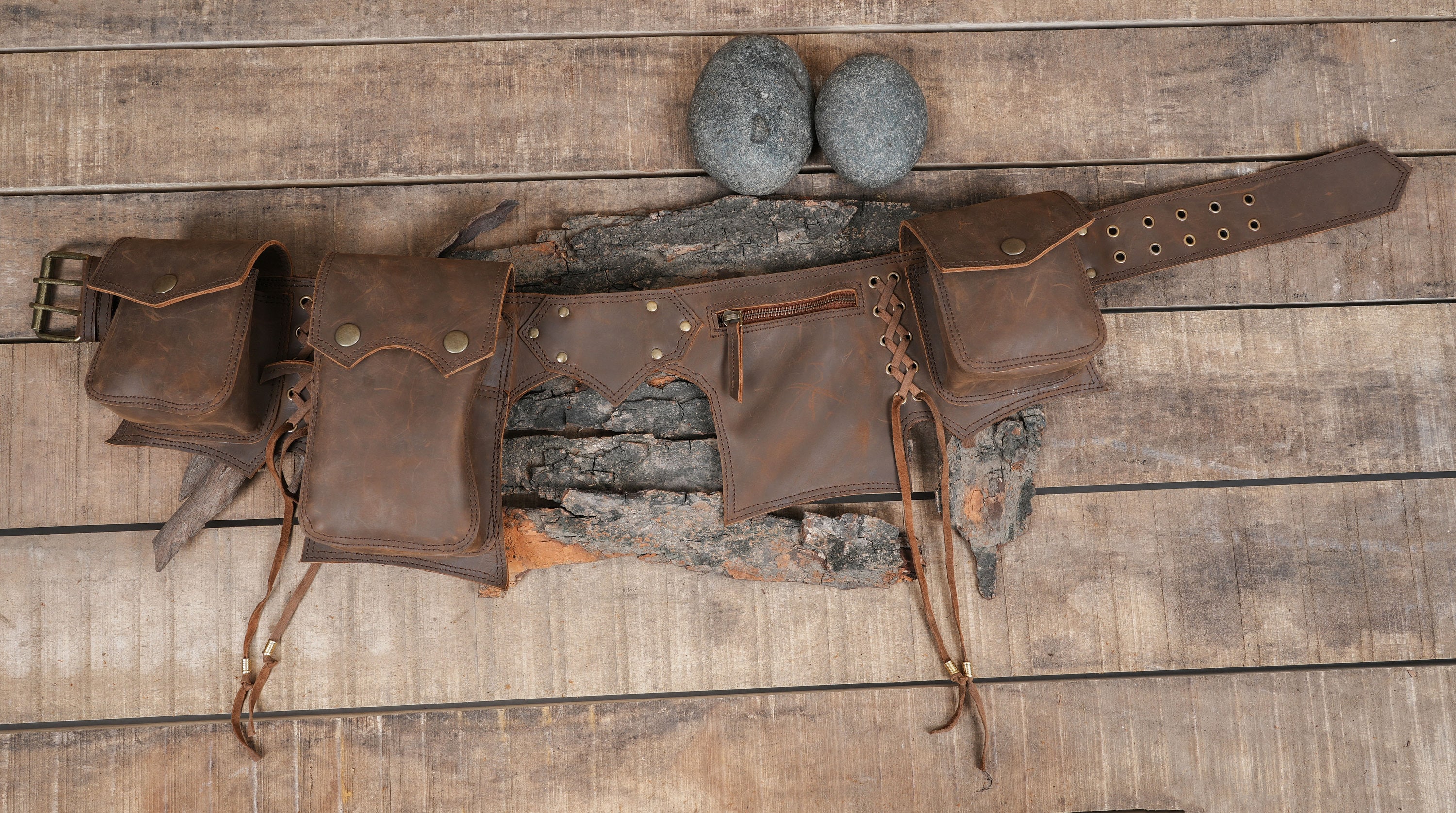 Handmade Leather Waist Bag: Your Festival Essential & Travel Companion