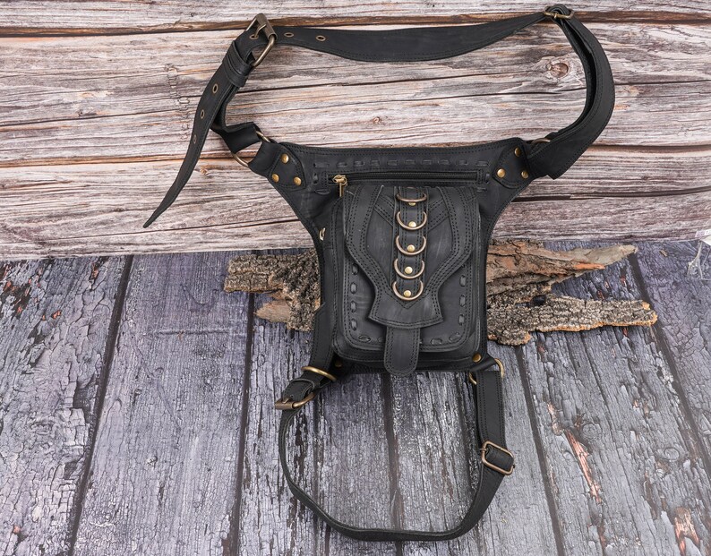Holster Utility Belt Thigh Bag Steampunk Unisex Festival Etsy