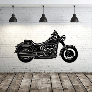 Chopper Motorrad Laser Cut SVG-DXF-Dateien - Cricut, CNC, Wandkunst, Vektor, Vorlage, Gravur, Sofort-Download
