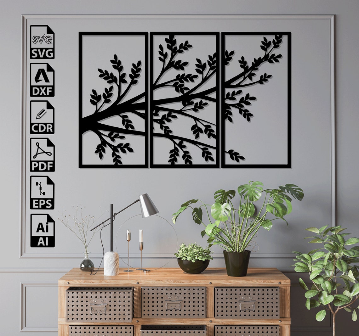 Tree Branch Dxf Tree Svg Digital Download Laser Cut Cnc - Etsy