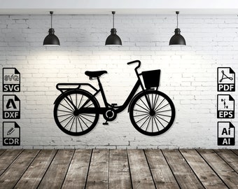 Bike SVG: Laser Cut Bicycle Design (Digital Download)