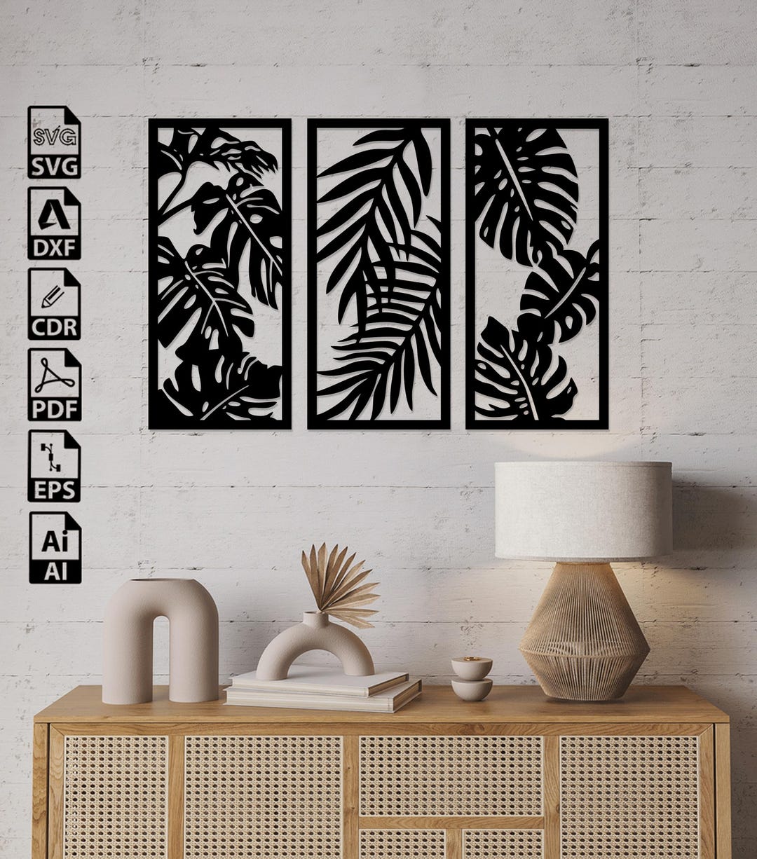 Laser Cut SVG DXF Files – Cricut, CNC, Wall Art, Vector, Template