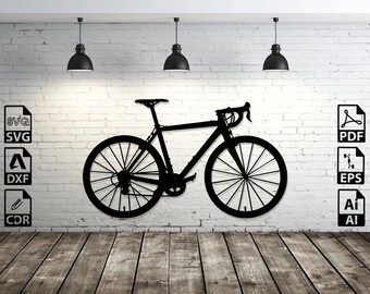 Bike Laser Cut Files: Bicycle SVG, CNC, Wall Art (Digital Download)