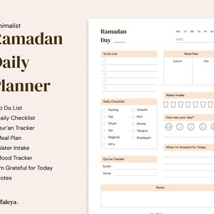 Ramadan Planner 2024 | Ramadan Journal | Daily Planner Ramadan | Ramadhan Journal