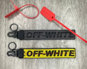 off white keyring