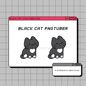 cute little black kitty cat pngtuber vtuber streaming video game. discord youtuber twitch obs veadotube. animal orange white grey cream calico. emotes panels animated simple. funny silly meme cozy pretty