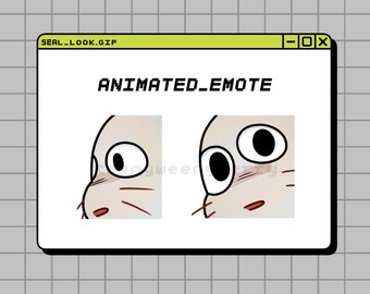 Seehund Look Emote - Niedlich, Lustig, Meme | Twitch, YouTube, Discord | Sofort Download