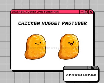 Pngtuber Chicken Nugget Chibi Cute Kawaii Twitch Youtube Avatar Vtuber