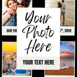 Personalized Polaroid Stickers | Polaroid Sticker | Laptop Sticker | Journal Sticker | Notebook Sticker | Weatherproof Sticker
