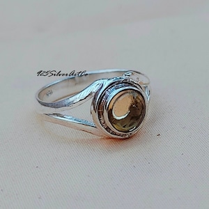 Citrine Ring, 925 Sterling Silver, Handmade Ring, Beautiful Ring, Silver Band Ring, Designer Ring, Women Ring, Anniversary Ring, Gift Ring