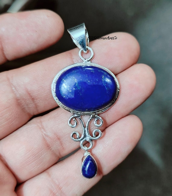 Lapis pendant ラピス ペンダント 昔 天然石 ペンダントトップ 大粒 