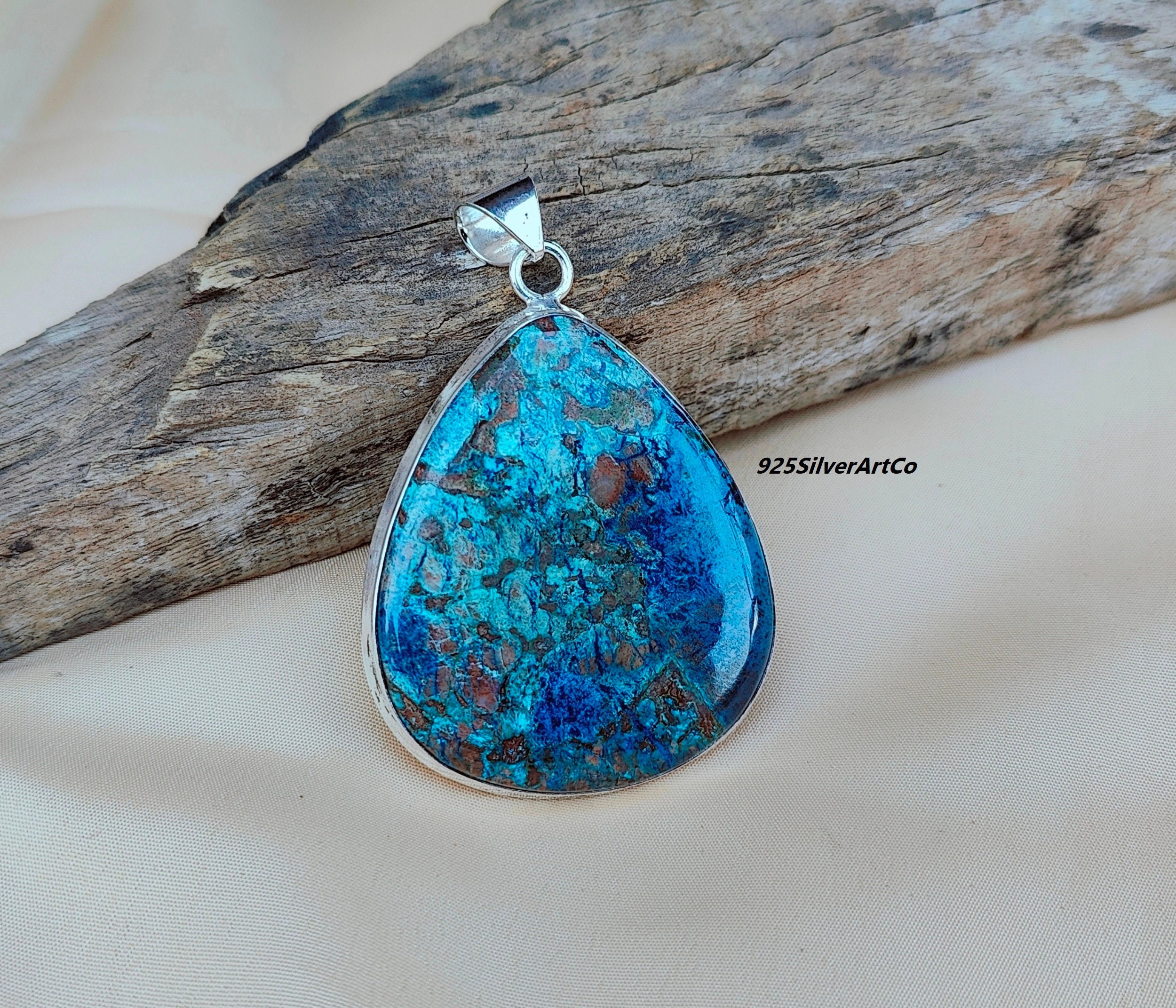 Pietra Preziosa Shattuckite Di Qualità Straordinaria Da 24 Carati - Foto 3