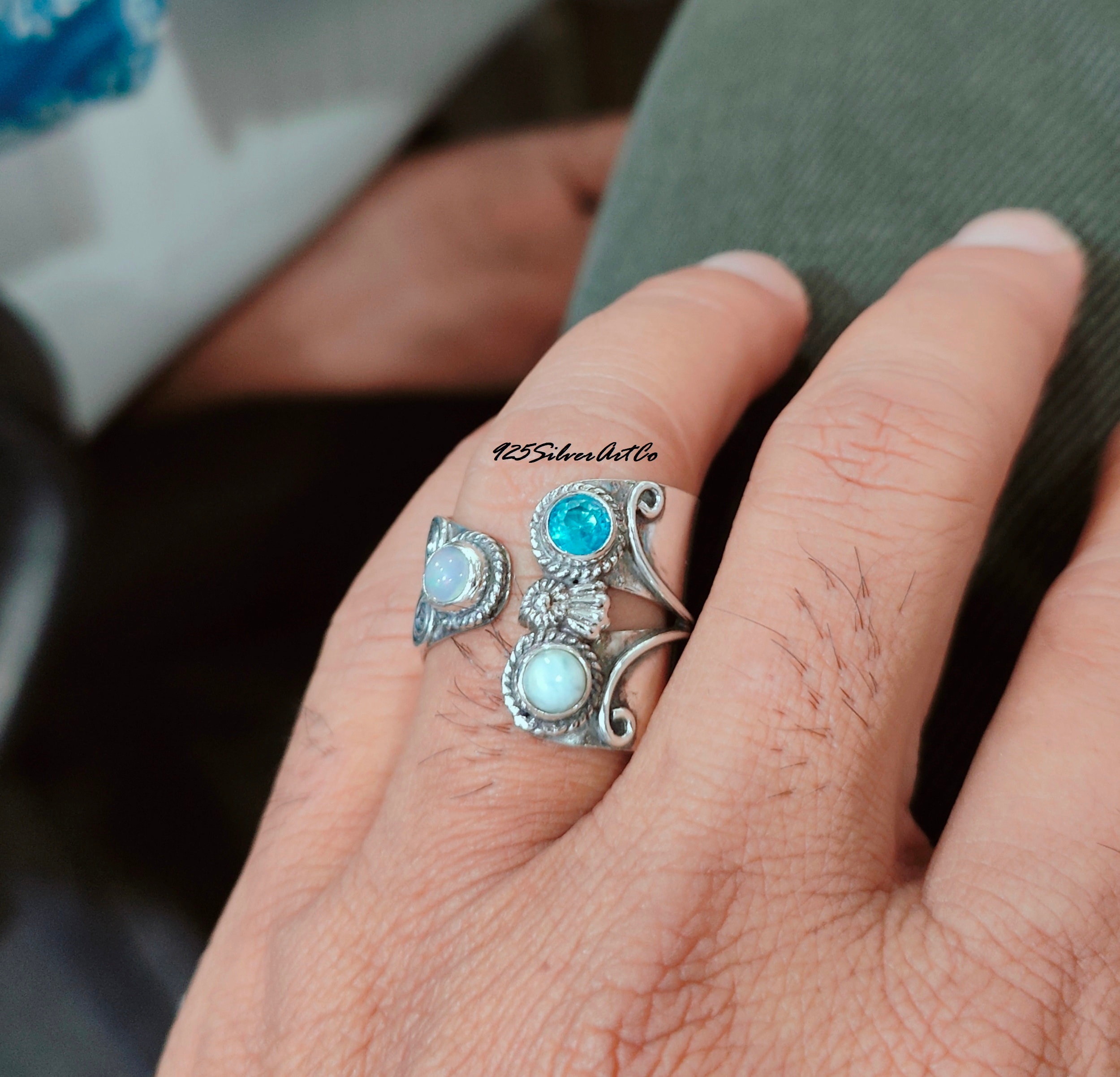 Smaragd/Larimar/Maansteen/Opaal/Onyx