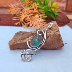 Aquamarine Pendant, Handmade pendant, Good looking Gift For Love, 925 Sterling Silver, Unique Designer Pendant, Aquamarine Jewelry...