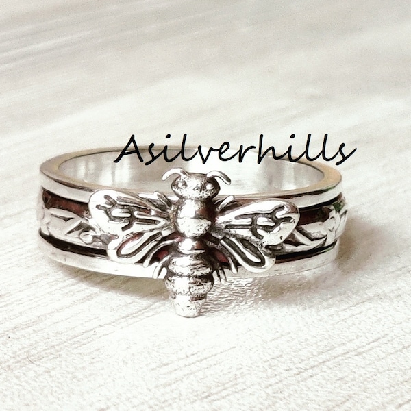 Bee Spoon Ring - Etsy