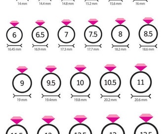 How to find your ring size: Use this ring size chart for women