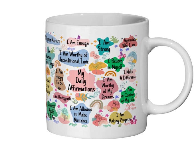 Positive affirmation mug
