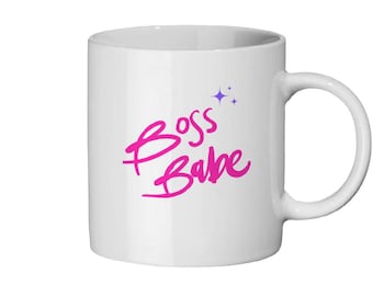 Boss Babe Ceramic Mug Manager Inspirational Motivational Mug For Her New Job