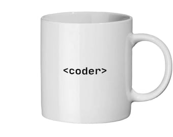 Coder Programming Ceramic Mug Funny Gift Retro For Him Giftware Computer Coding