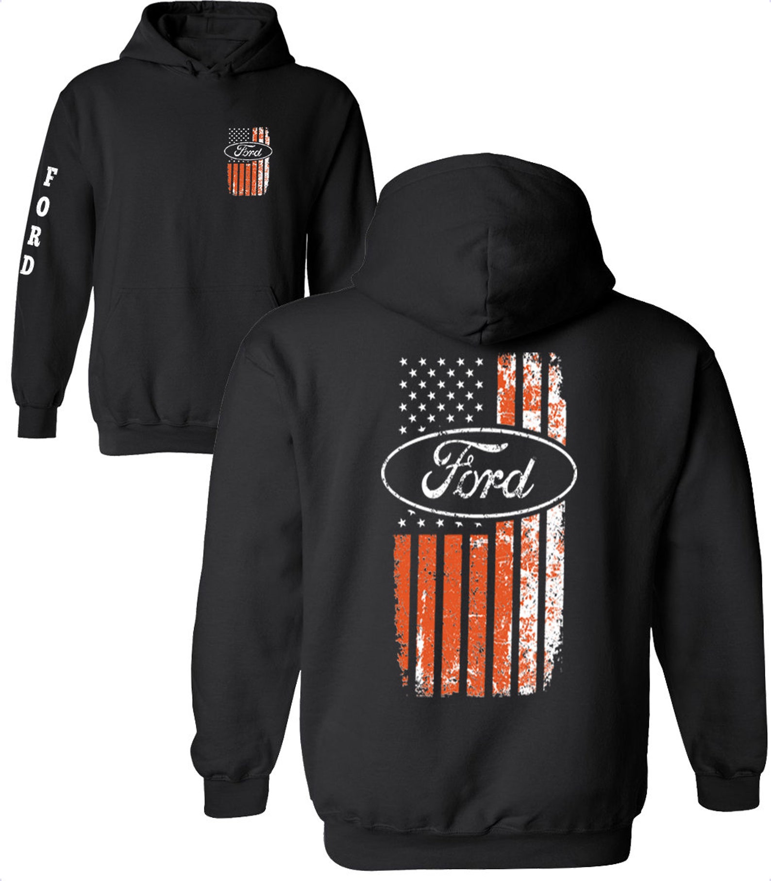 Orange Flag Hooded Pullover Unisex Pullover Hoodies for Adults - Etsy