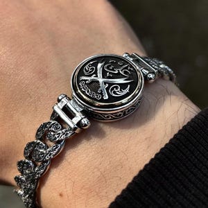 925 Sterling Silver Zulfiqar Chain Bracelet: Engraved Shia Jewelry Gift