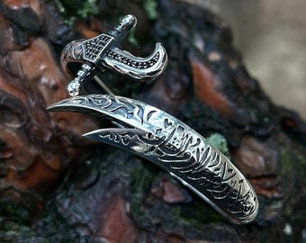 Hertz. Ali's Zulfiqar Armband 925 Sterling Silber, La Feta illa Ali Vela Seyfe illa Zülfikar Armband für Männer, Einzigartiges Schmuck Geschenk für Vater