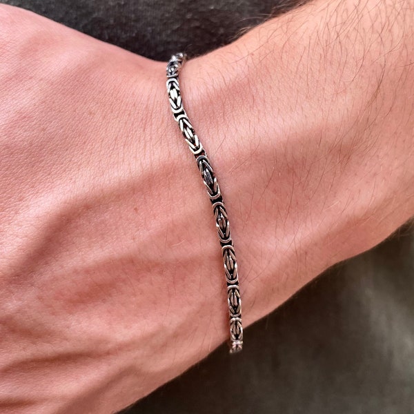Mens Chain Bracelet Etsy