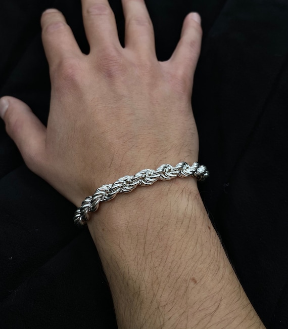 Louis Vuitton Silver Lockit Bracelet, Sterling Silver Silver. Size SA