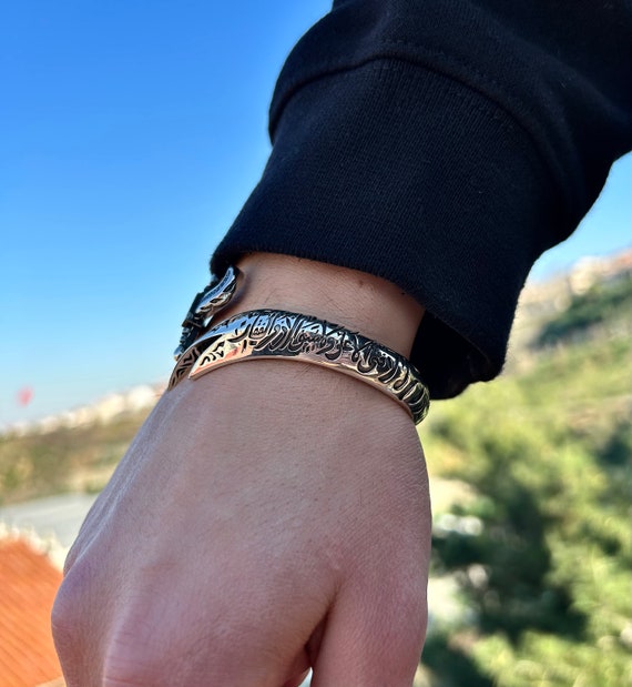 Buy Mercan SilverSilver Bracelet, Handmade Bracelet, Mens Zulfiqar Bracelet,  Silver Man Warrior Bracelet, 925k Sterling Silver Bracelet Online at  desertcartKUWAIT