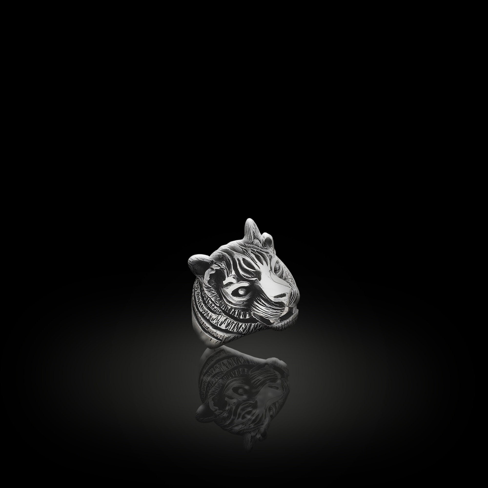 3D Silver Tiger Ring for Men Animal Ring for Gift Animal - Etsy 3D Silver Tiger Ring for Men Animal Ring for Gift Animal - Etsy