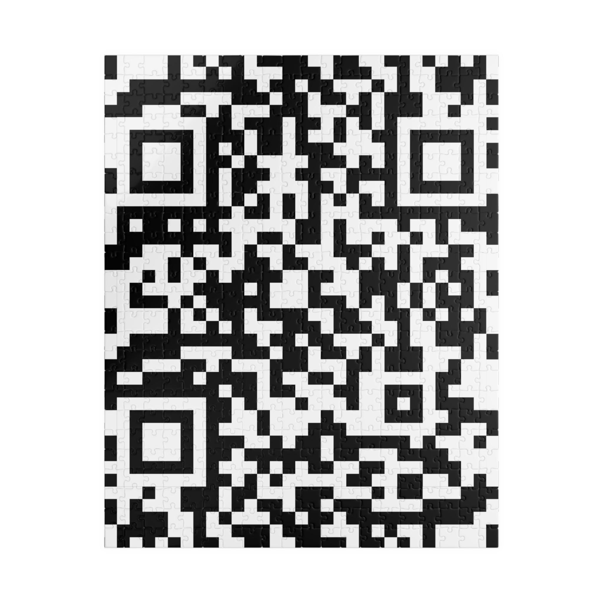 QR Code Jigsaw Puzzle, Secret Message Reveal, Trip Announcement