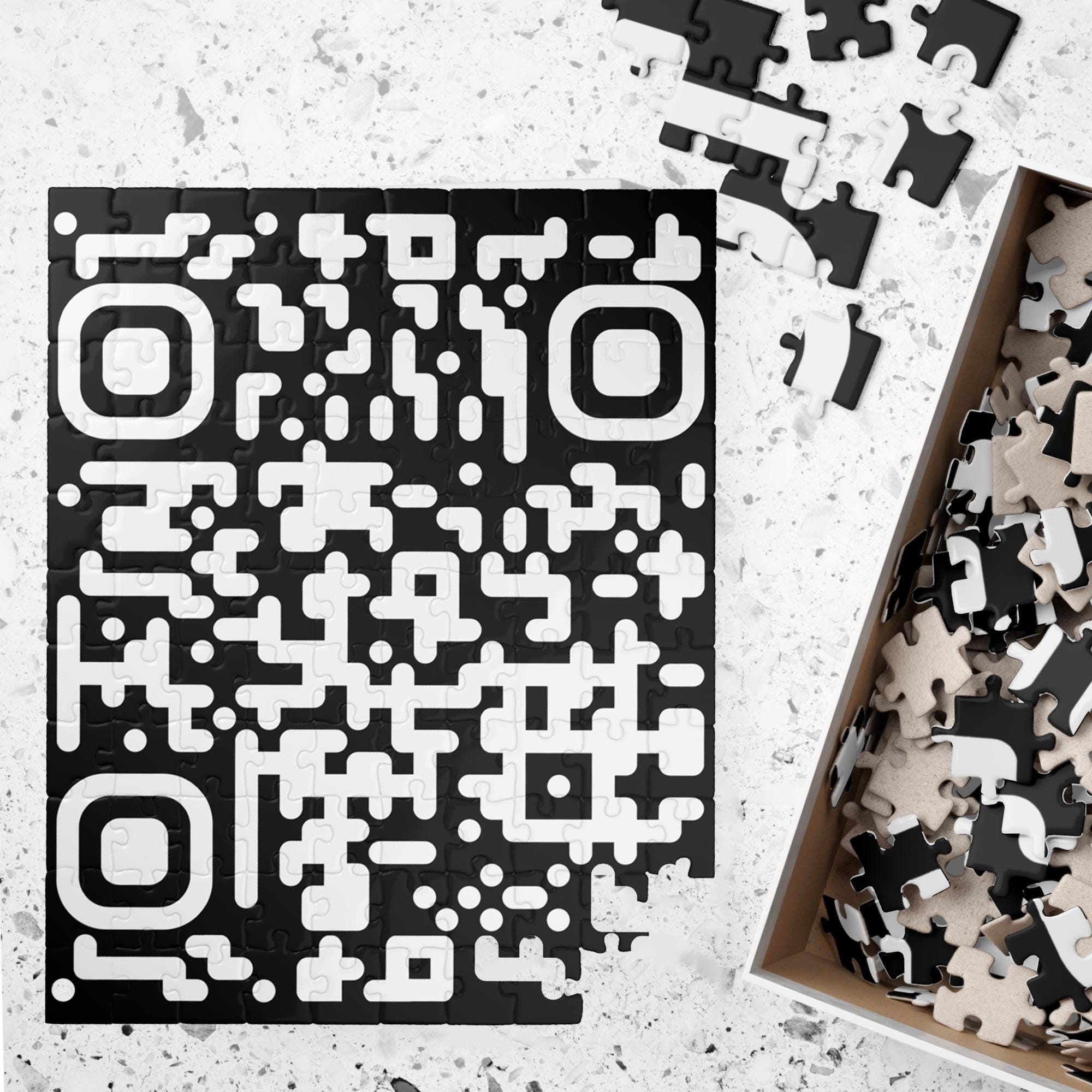 QR Code Puzzle | Personalized Gift for Birthday | Secret Message