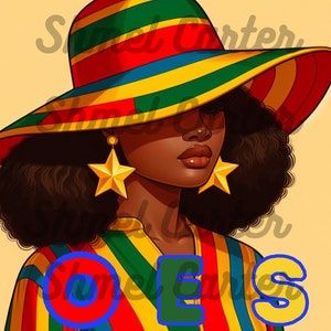 OES Order of the Eastern Star cut File, Silhouette Cricut, JPEGs, Png, clip art.