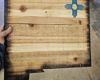 Decoración de pared de Nuevo México con Zia