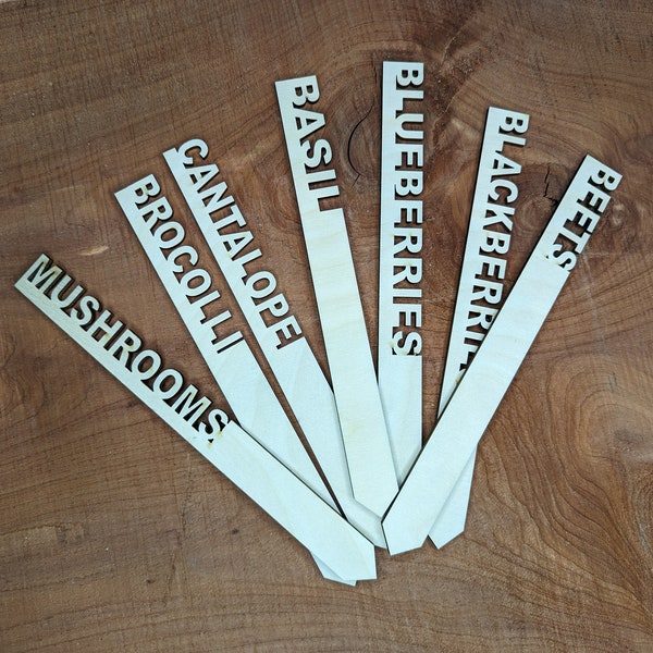 Herb Tags // Garden Labels // Plant Tags // Custom // Vegetable Tag // Aesthetic Things // Garden Stakes // Sustainable Gifts