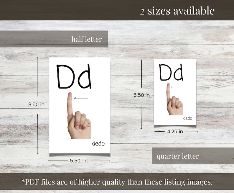 Spanish Alphabet Cards, Printable, Preschool Classroom, Homeschool
