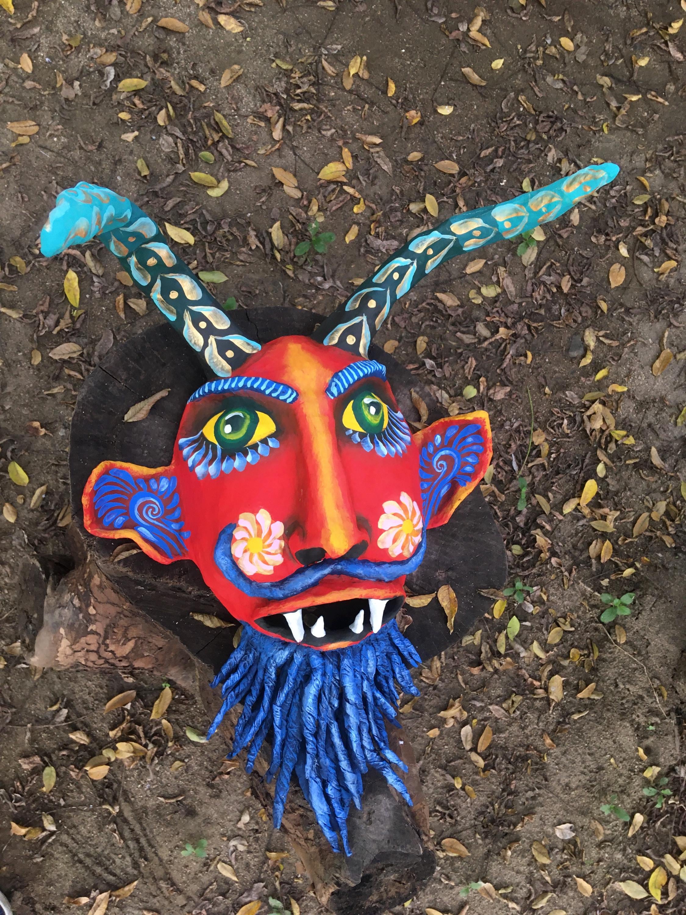 Mexican Paper Mache Devil - Etsy